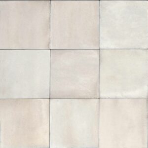 Grès cérame émaillé Blanc Brillant fait main
15x15 cm - ép. 10 mm