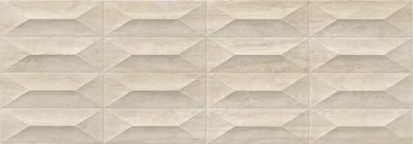 Faïence Beige Brillant 3D Effet Travertin
30x90 cm - ép. 10 mm