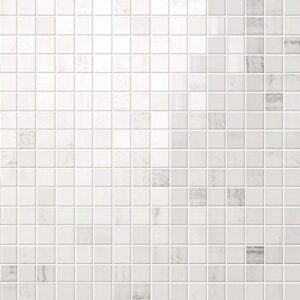 Mosaïque Grès cérame émaillé effet marbre 1,7x1,7
Trame sur filet 30x30 cm - ép. 9,5 mm