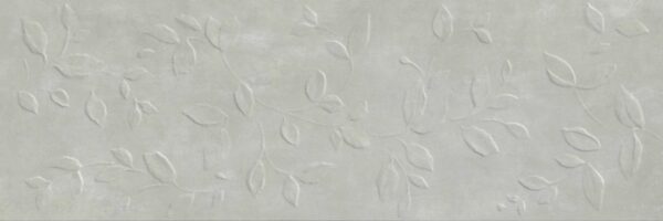 Faïence Vert Fleurs en relief 
40x120 cm - ép. 8 mm