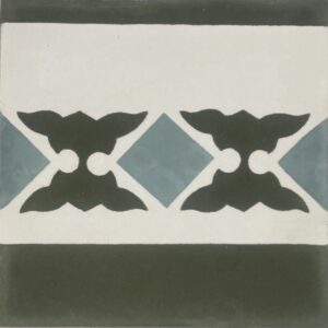 Carreau Ciment Blanc, Bleu/Gris, Vert Frise
20x20 cm - ép. 16 mm