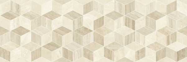 Faïence Décor Beige 3D Effet travertin
30x90 cm - ép. 10 mm