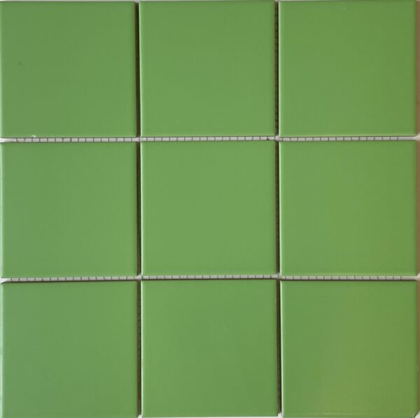 Grès émaillé 9,8x9,8 Vert
Trame filet 30x30 - ép. 6 mm