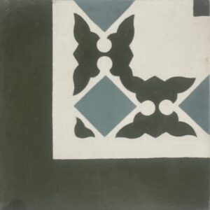 Carreau Ciment Blanc, Bleu/Gris, Vert Angle
20x20 cm - ép. 16 mm