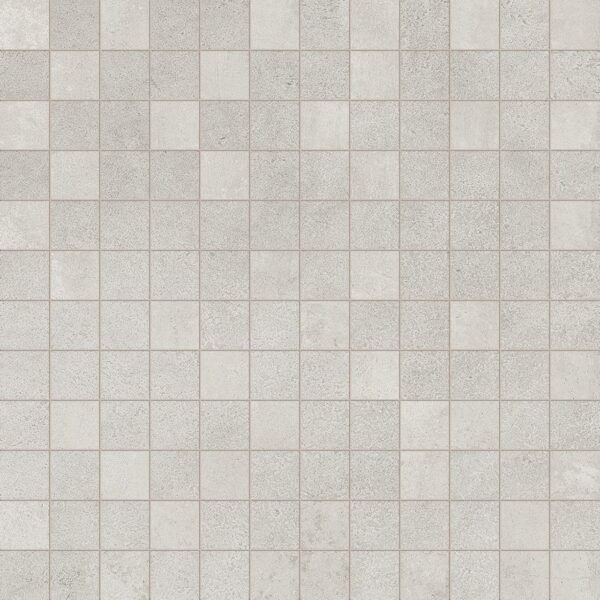 Mosaïque 2,5x2,5 Faïence Gris Effet béton ciré
Trame filet 30x30 cm - ép. 10 mm