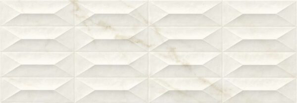 Faïence Beige Brillant 3D Effet marbre 
30x90 cm - ép. 10 mm