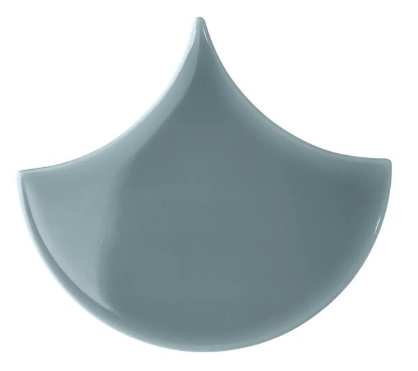 Faïence Bleu Gris Écaille 
13,5x15 cm - ép. 10 mm