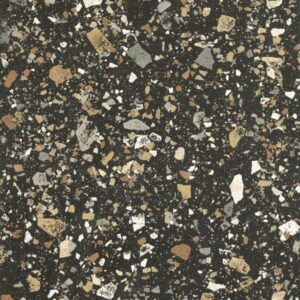 Grès cérame Noir effet terrazzo
60x120 cm - ép. 10 mm