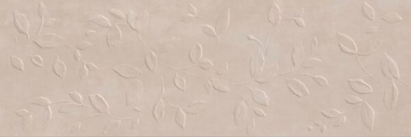 Faïence Rose Fleurs en relief 
40x120 cm - ép. 8 mm