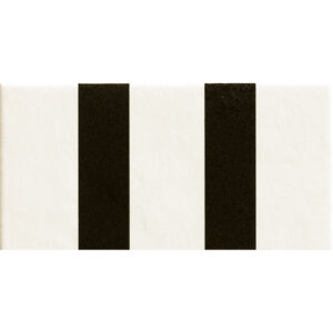 Grès Cérame émaillé Rayure Blanche et Noire
10,1x20,5cm - ép 10 mm