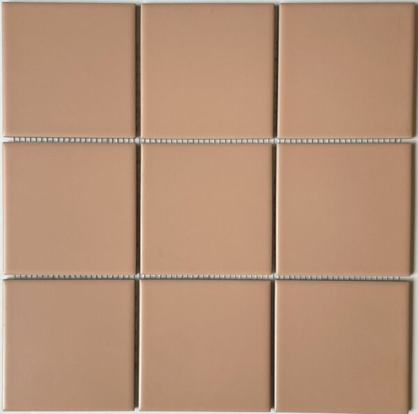 Grès émaillé 10x10 Rose poudré
Trame filet 30x30 cm - ép. 6 mm