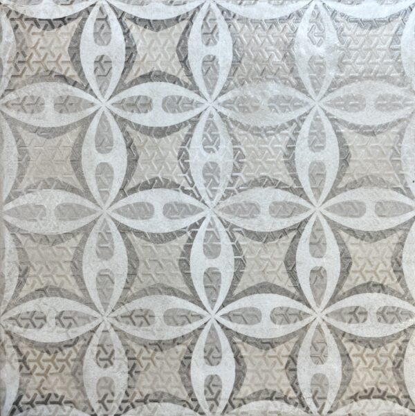 Grès cérame beige Etoile
22,3x22,3 cm - ép. 11 mm