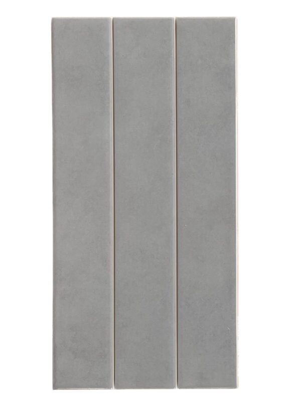 Faïence Gris Brillant Effet Plaquette
18x36 cm - ép.
